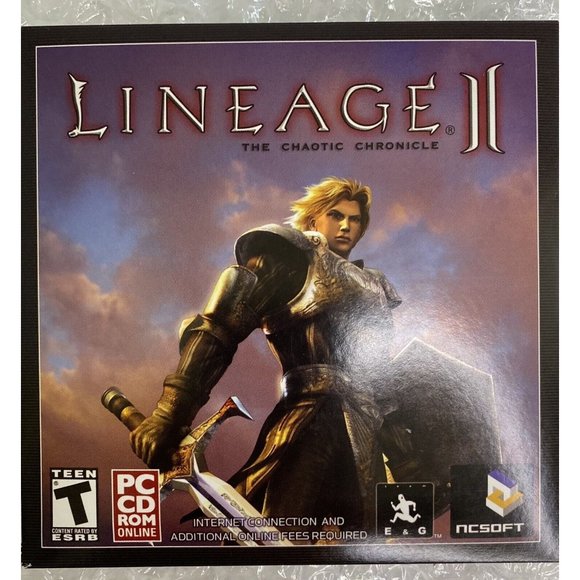 Lineage II Chaotic Chronicle - PC CD Game - 2 Disc Box RPG Adventure NCSoft - Picture 1 of 11